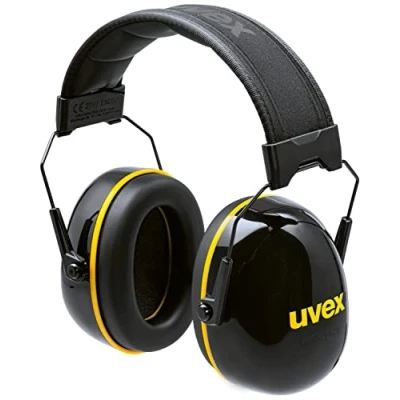 Imagen de Uvex K20 Cápsula de protección auditiva plegable Aislamiento 33 dB Negro/Amarillo