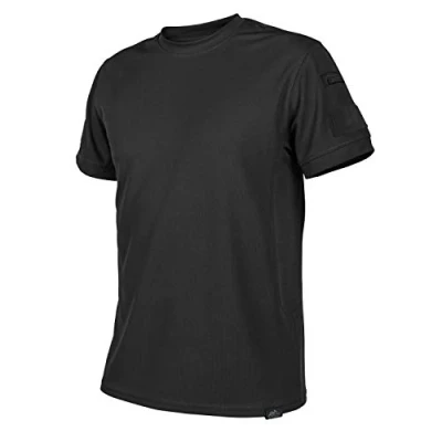 Imagen de Helikon Tex Hombre Tactical Camiseta TopCool Lite Negro tamaño L