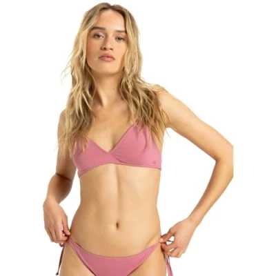 Imagen de Roxy Beach Classics TRI Top de bikini, Mujer, Talla: XL, Heather rose