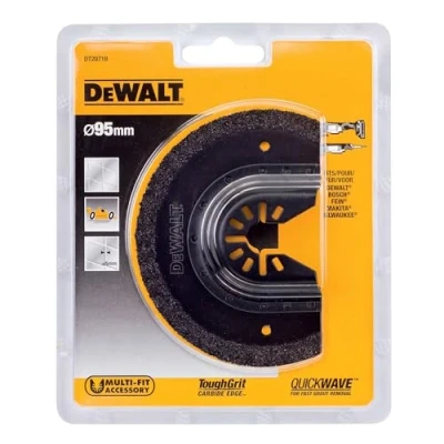 Imagen de DeWalt DT20718 QZ Hoja de Corte segmentada carburo para azulejo 5mm (para una eliminación rápida la Juntas) Multi Herramienta oscillante, 0 W, V, Arándano