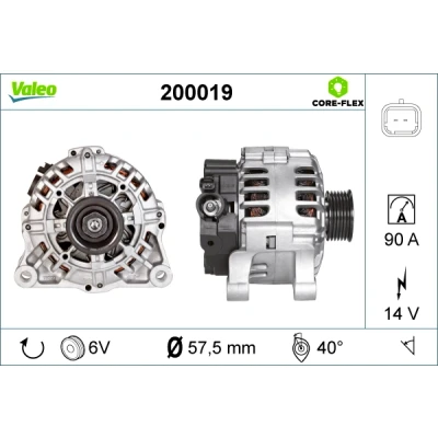Imagen de Generador trifásico VALEO 200019