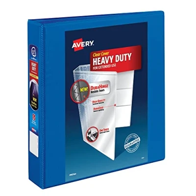 Imagen de Avery Durable Carpeta con anilla EZD, color Pacific Blue 1.5 Inch