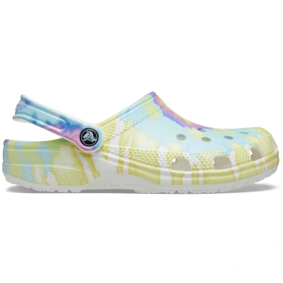 Imagen de Crocs Classic Tie dye Clogs, Zuecos Unisex adulto, White Multi, 36/37 EU