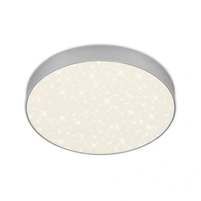 Imagen de Briloner Plafón LED Star de Flame, Ø 28,7 cm, plata