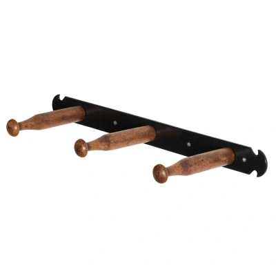 Imagen de Stubbs Perchero Retro 3 pins One Size Negro
