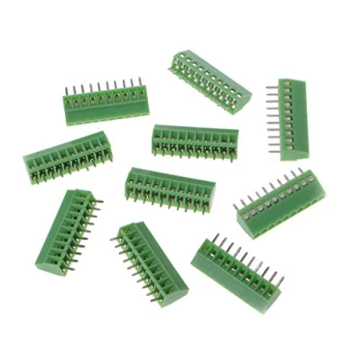 Imagen de LLLucky 10 Piezas 2Pin 10PIN Tornillo PCB Montado Bloques de terminales Conector 2.54mm Paso