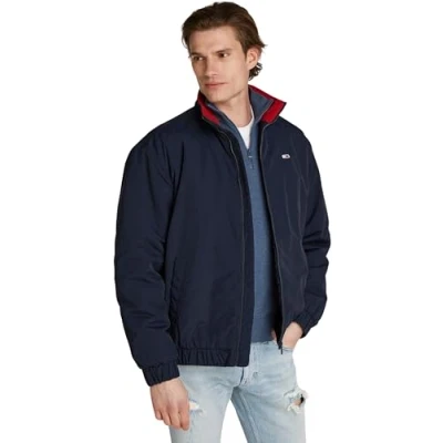 Imagen de Tommy Jeans Cazadora Hombre Essential Padded Jacket con Cremallera, Azul (Dark Night Navy), S