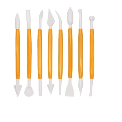 Imagen de 8 Piezas Utensilios para Modelar Pasteles, Herramientas de Modelado Fondant Escultura, Herramienta Decoración Pasteles Adecuado
