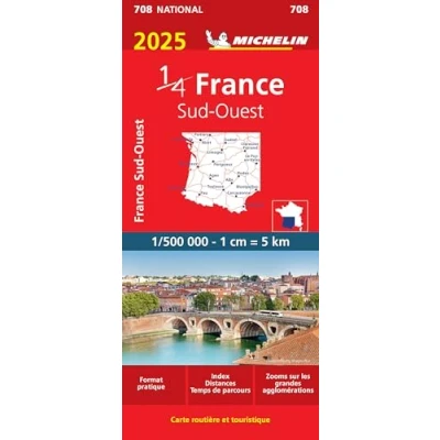 Imagen de Mapa National France Sud ouest 11708 2025