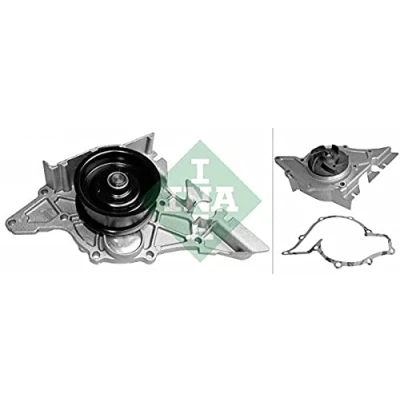 Imagen de INA 538 0405 10 Bomba de agua para accionamiento con correa trapecial AUDI: A4 B5 Berlina, A6 C5 Avant