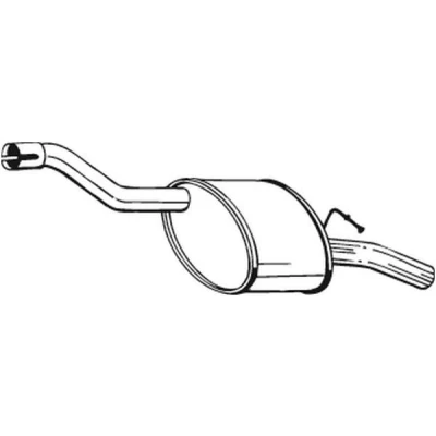 Imagen de BOSAL 154 325 Silenciador trasero FORD: Focus Mk1 Familiar