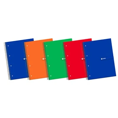 Imagen de Enri 100430093 Cuaderno microperforado, A4, 160 hojas, color Surtido