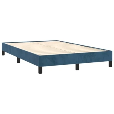 Imagen de vidaXL Estructura de Cama, Somier Listones Invitados, Armazón Base Mueble para Dormitorio Hogar, Terciopelo Azul Oscuro 120x190 cm
