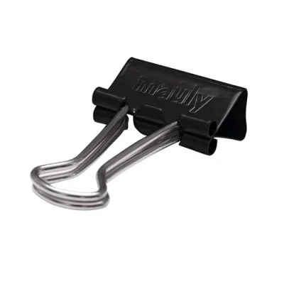 Imagen de Maul Binder clips 2154190 Paquete de 12 para carpetas, color negro
