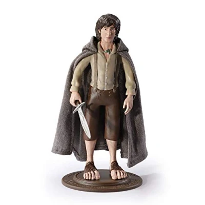 Imagen de BendyFigs Figura Señor de los Anillos Frodo Baggins, Color Mehrfarbig (The Noble Collection NN2817)