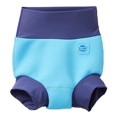 Imagen de Splash About Happy Nappy pañal de natación reutilizable, Starlight Blue, 0 3 meses