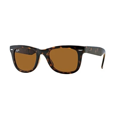 Imagen de Ray Ban de la tortuga Brown B 15 54 mm PLEGABLE gafas sol Wayfarer cuadrado clásico