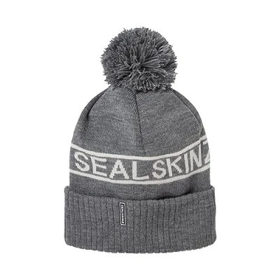 Imagen de SEALSKINZ Heacham Gorro con pompón Impermeable para Tiempo frío