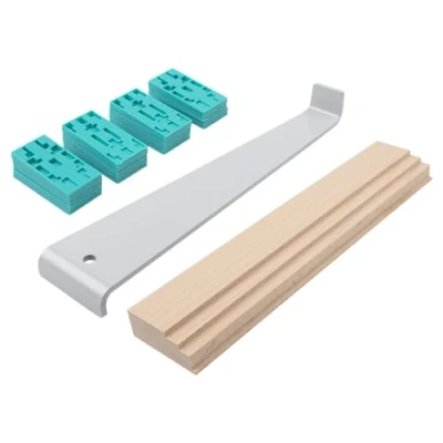 Imagen de wolfcraft Juego de colocación para laminado, entarimado, corcho 22 pzas. I 6931000 Equipo básico suelo a un precio atractivo