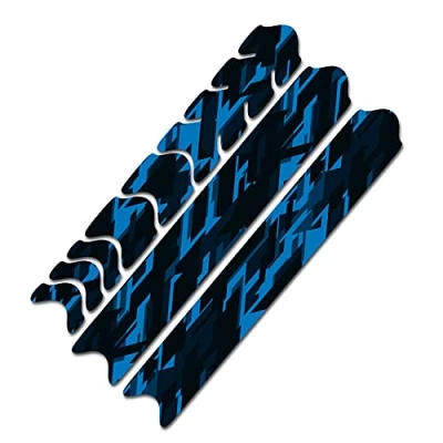 Imagen de AlphaShield Lámina protectora para cuadro de bicicleta carbono, MTB, BMX, R161 (16 Future Neon azul)