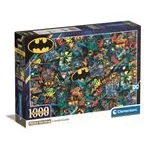 Imagen de Clementoni Puzzle Impossible Batman 1000 Piezas Puzle, póster Incluido, Rompecabezas difícil, diversión para Adultos, Fabricado en Italia, 39906, Multicolor