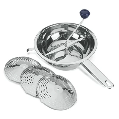 Imagen de Metaltex PASAPURES 3 Discos INOX Ø24 CMS. &#039;Milly&#039;, Gris, 24 cm