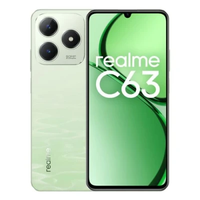 Imagen de Móvil realme C63, Verde, 256 GB, 8 GB RAM, 6.74&quot; IPS 90 Hz, UNISOC T612, 5000 mAh, Carga rápida 45W, Android
