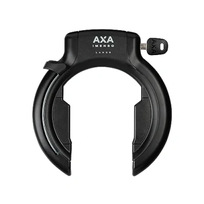 Imagen de AXA Imenso Large Retractable Candado para bicicleta Marco Nivel de seguridad 12 Combinable con cerradura embutir 75 mm