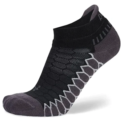 Imagen de Balega Unisex Silver Antimicrobial No show Compression Fit Calcetines Para Correr, Negro, Small, EU Talla 36 39.5