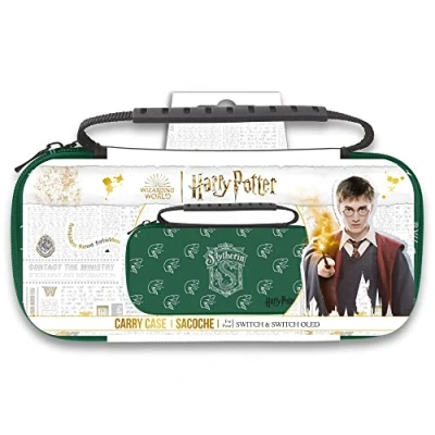 Imagen de Harry Potter Estuche Slim para Switch y Oled Verde Slytherin