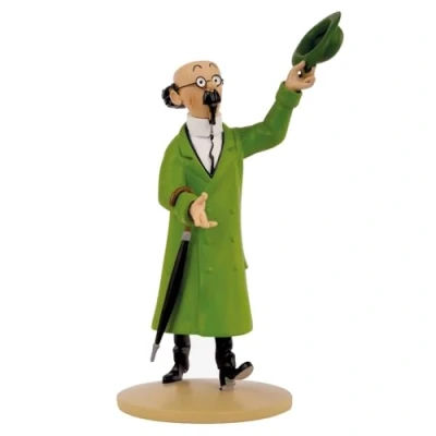Imagen de Figura de colección Tintín, girasol saludando con su sombrero 13cm (42252)