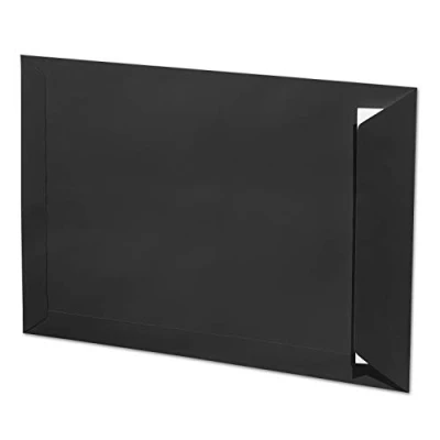 Imagen de 25 pieza//Artoz Serie 1001 Sobres, acanalados.//estraza//DIN C4, 324 x 229 mm, color negro