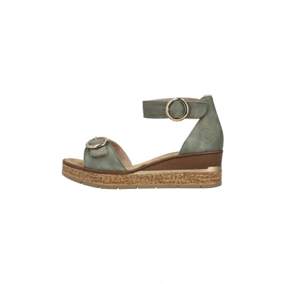 Imagen de Rieker Sandalias clásicas de las mujeres 63780, mujer, Verde 52., 38 EU