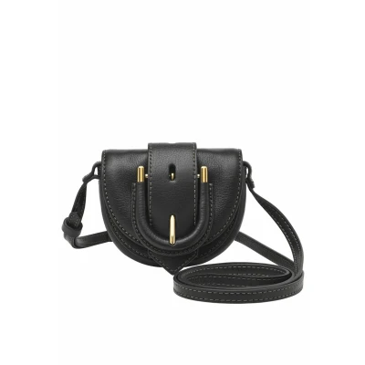 Imagen de FOSSIL Harwell, Bolso Bandolera para Mujer, Negro, 10.8 cm L x 3.4 W 7 H
