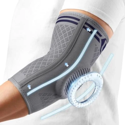 Imagen de CAMBIVO 2x Codera Epicondilitis Hombre Mujer, Coderas para Tendinitis con Acolchado de Gel y Estabilizadores Laterales, Gym Alivio del Dolor, Codo Tenista Golfista