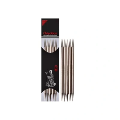 Imagen de ChiaoGoo Double Point Stainless Steel Knitting Needles 6&quot; 5/Pkg Size 5/3.75mm