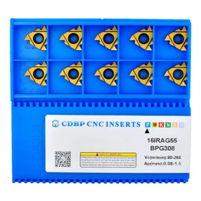 Imagen de CDBP 16IR AG55 Inserto roscado de carburo Indexable para CNC Torno, 10 uds