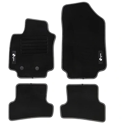 Imagen de DBS Alfombrillas de Coche a Medida Suelo para 4 uds. Calidad Directa Fabricante Antideslizante Contorno Terciopelo Gama Inspiration