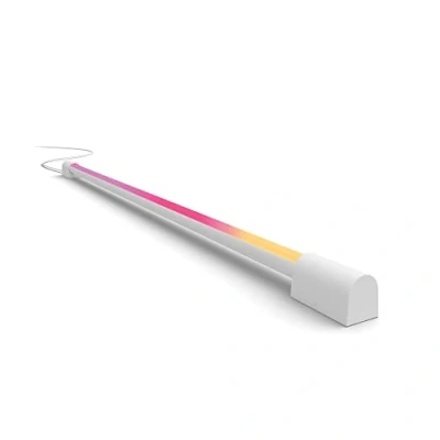 Imagen de Philips Hue Lámpara Inteligente, Play, Tubo de Mesa LED Luz Blanca y Colores, Compatible con Alexa Google Home, Color Blanco 75cm