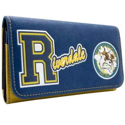 Imagen de Riverdale High School EST 1941 Archie Cartera Tri Fold Bolsillo para Monedas &amp; Tarjetero, Azul