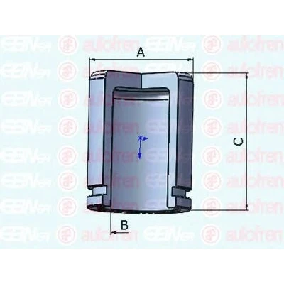 Imagen de AUTOFREN SEINSA D025317 Émbolo, pinza del freno 45