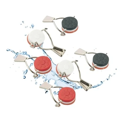 Imagen de Westmark Juego de Tapones, ABS Silicona Acero Inoxidable, Rojo/Blanco/Negro, Talla Unica