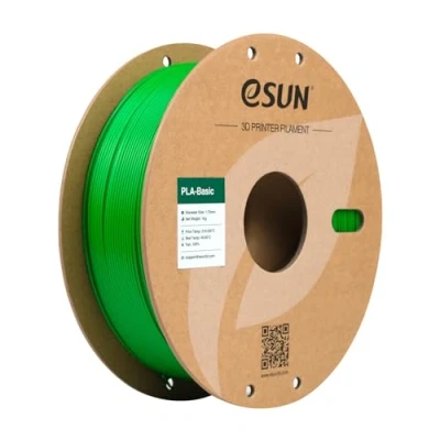 Imagen de eSUN PLA Filamento 1.75mm, Basic 3D Impresora Precisión Dimensional +/ 0.05mm, Carrete de 1KG (2.2 LBS) Rápido para Impresoras,Verde