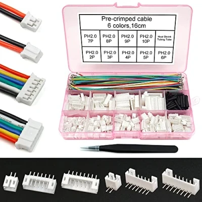 Imagen de Kit de cables conectores PH 2,0 mm compatible con paso JST mm, Stemma