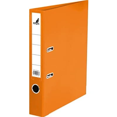 Imagen de Kangaro carpeta de plástico polipropileno 5 cm ancho DIN A4, color naranja (carpeta anillas, palanca, cartas)