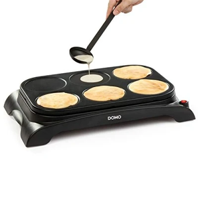 Imagen de Domo DO8709P, Crepera para 6 Panqueques, 1000 W
