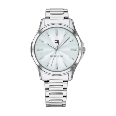 Imagen de Tommy Hilfiger Reloj Analógico de Cuarzo para mujer con Correa en Acero Inoxidable plateada 1781949