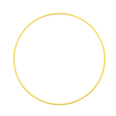 Imagen de Vaessen Creative Metal para Manualidades, Amarillo, 25 cm, 3 mm de Grosor, Aro Atrapasueños, Anillo Guirnalda Tapiz Macramé, Ganchillo, Bohemia y Decoraciones Nupciales, 1 pieza