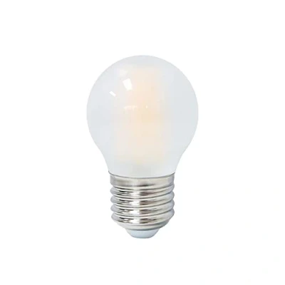 Imagen de Garza Bombillas Led de Filamento Opal Decorativa Esférica, Luz Fria 5000K, Casquillo E27, 4W 470 lúmenes