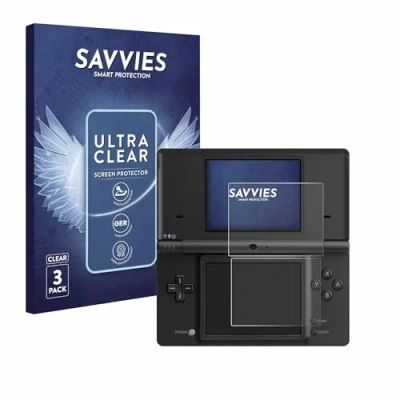 Imagen de savvies Protector Pantalla para Nintendo DSi (6 Unidades) Película Ultra Transparente